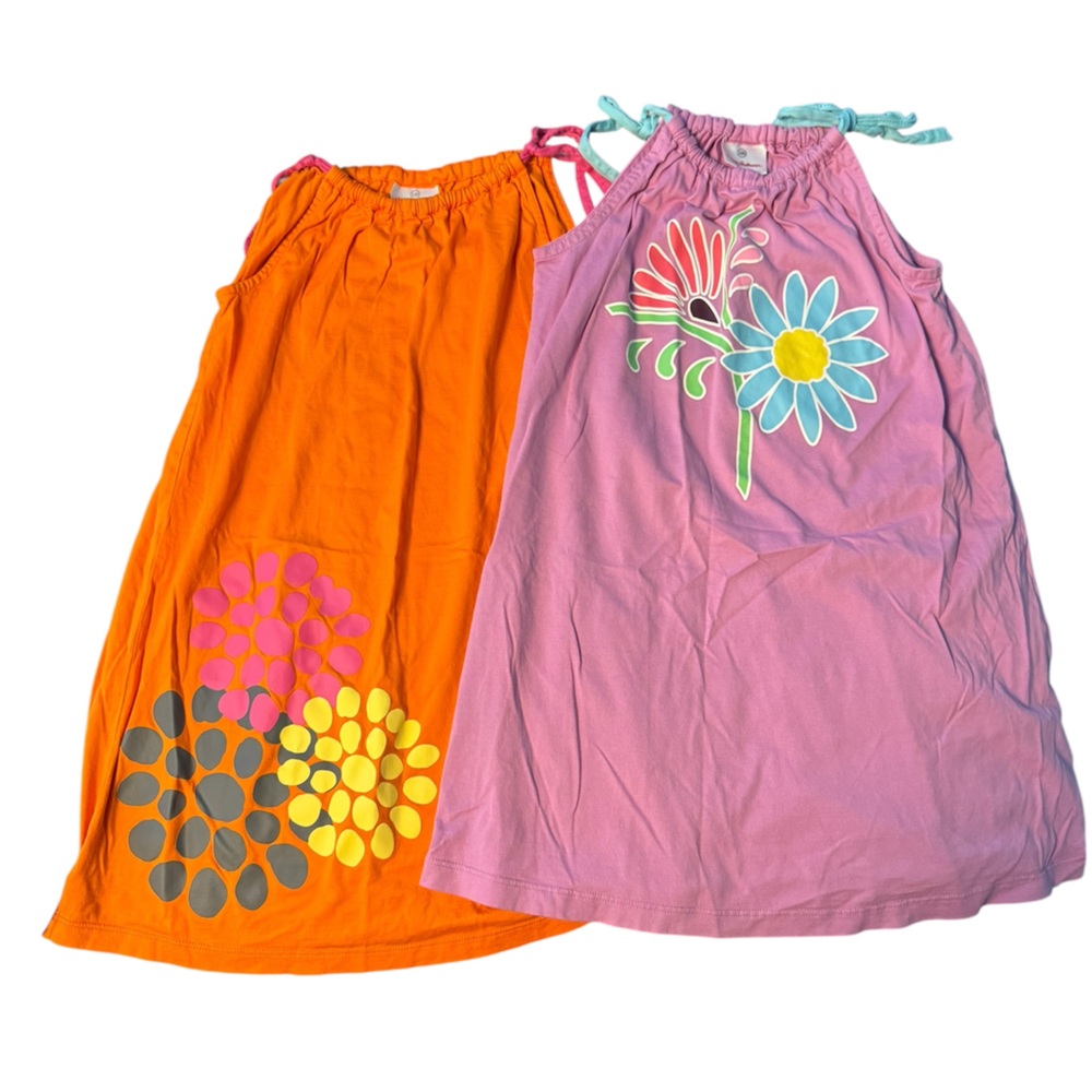 Hanna Andersson Orange and Pink Kids Dresses